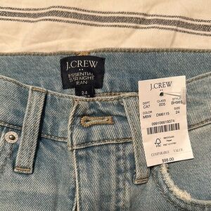 J. Crew Essential Straight Leg Jeans - Light Blue